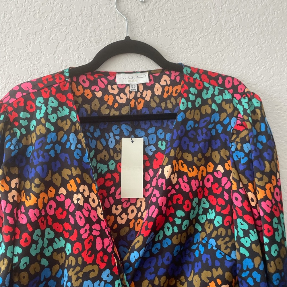 Anthropologie NWT Never Fully Dressed Wrap Top - Picture 7 of 11